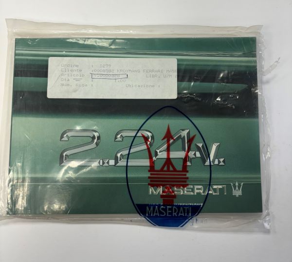 Maserat 224 v - Owners Manual /Betriebsanleitung
