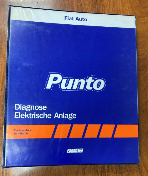 FIAT Punto Diagnose Elektrische Anlage - Repair Manual / Reparatur Anleitung