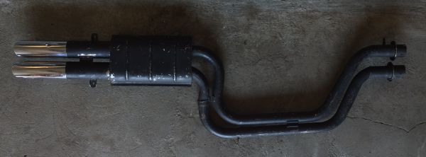 Rear Muffler - left / Schalldämpfer hinten - links