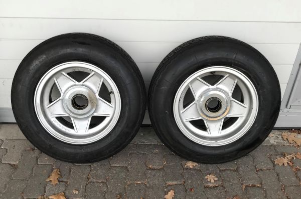 CROMODORA 7,5 x 15" - Pair of Wheels / Paar Räder