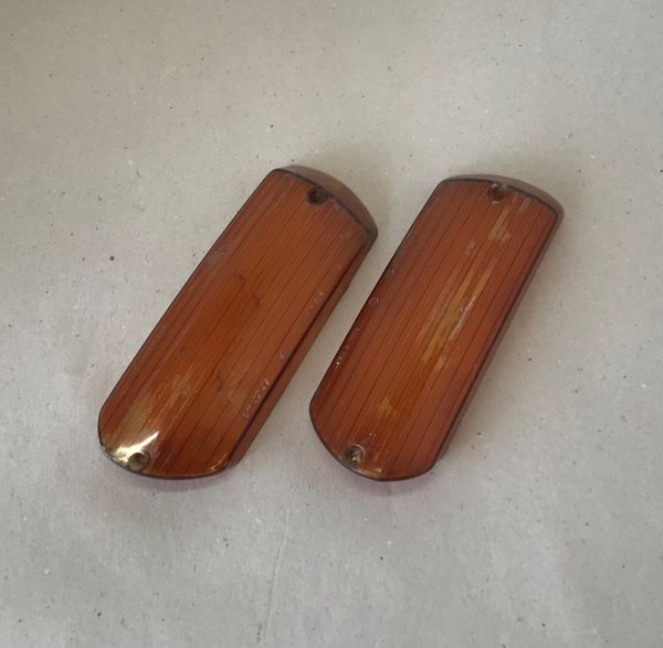 Pair of Front Indicator Glasses / Paar Blinkergläser vorne