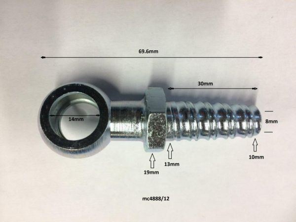 Regosalva - Banjo Fitting / Banjo Anschlußstück
