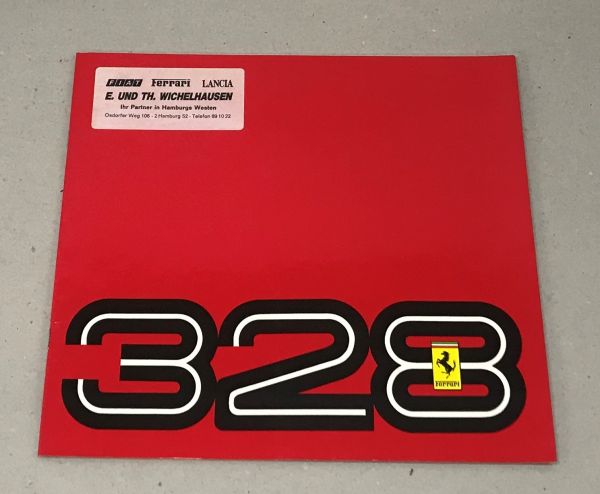Ferrari 328 - Brochure / Prospekt