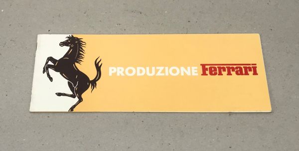 Produzione Ferrari - Brochure / Prospekt