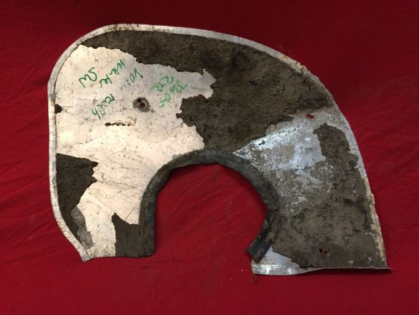 Aluminum Cover behind Headlights - left / Aluminium Verkleidung hinter Scheinwerfer - links