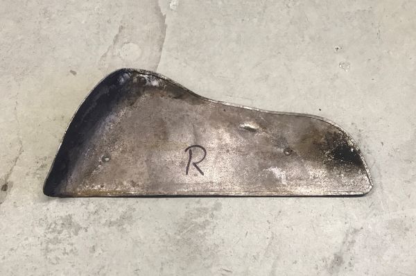 Heat Shield for Exhaust Manifold - right / Abschirmung für Auspuffkrümmer - rechts