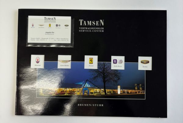 Werbemappe Tamsen Bremen Stuhr 1998