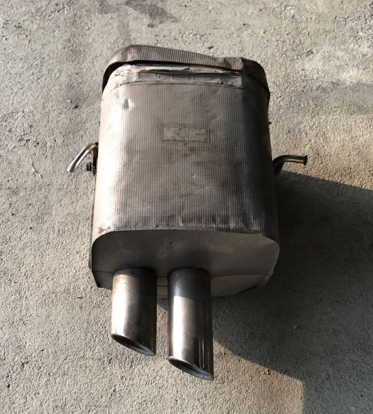 Rear Silencer - left / Endtopf - links