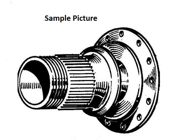 Ruote Borrani - Front Hub for Central Lock / Nabe für Zentralverschluss - vorne