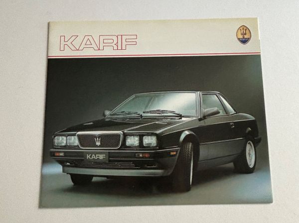 Maserati Karif - Brochure / Prospekt