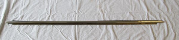 Chrome at Doorwindow with Gasket - left / Schachtleiste - links