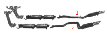 Rear Silencer - right / Endschalldämpfer - rechts
