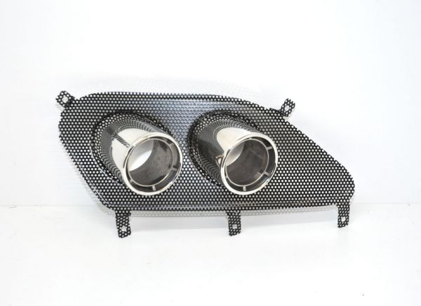 Grille around Exhaust - right / Grill um Auspuffendrohr - rechts