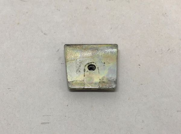 Door Glass Fixing Plate with Thread / Halteplatte Türscheibe
