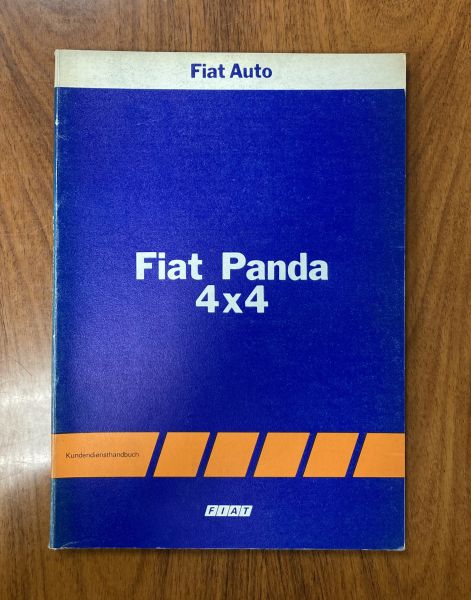 FIAT Panda 4x4 - Repair Manual / Reparatur Anleitung