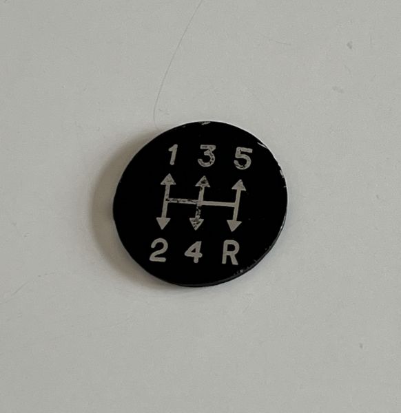 5 Speed - Emblem Shifter / Emblem Schalthebel