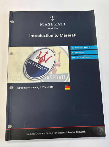 Introduction to Maserati - Brochure / Prospekt