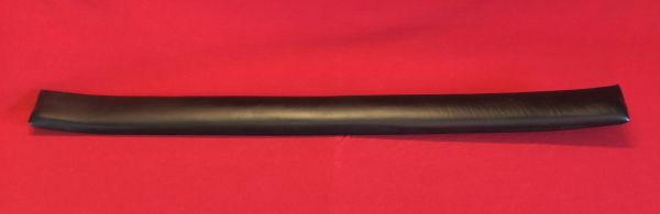Upper Cover at Rear Screen - black Leather / Obere Verkleidung an Heckscheibe - Leder schwarz