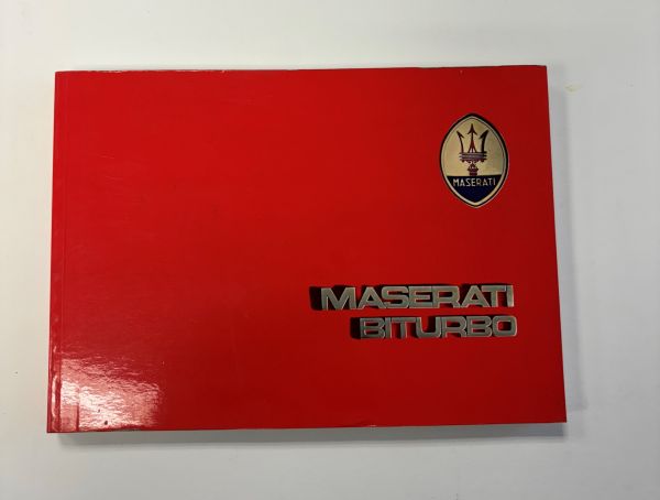 Maserati Biturbo - Owners Manual / Betriebsanleitung