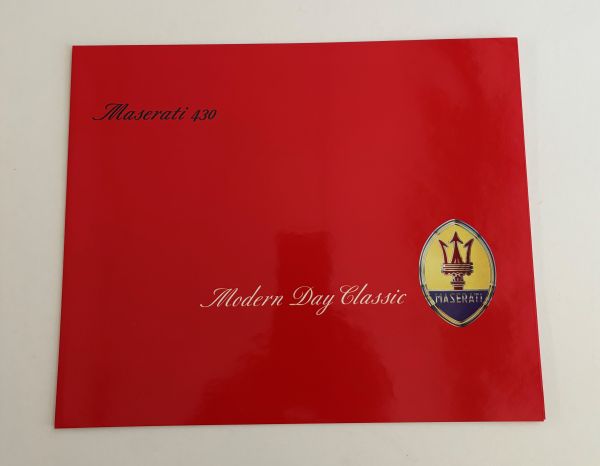 Maserati 430 - Brochure / Prospekt