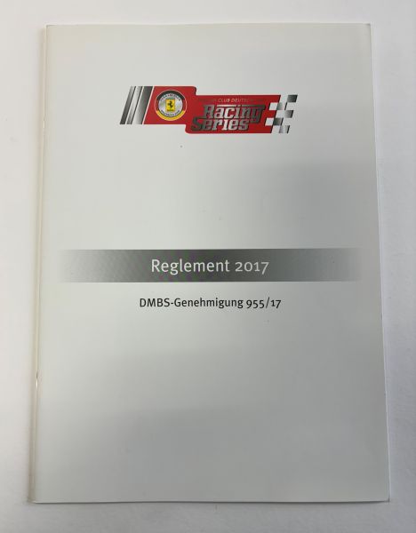 Ferrari Club Deutschland Racing Series Reglement 2017