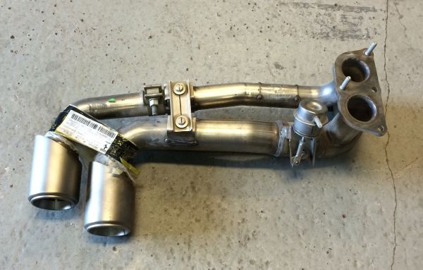 Tailpipe - left / Auspuffrohr - links