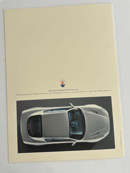 Maserati - Brochure / Prospekt