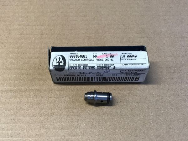 Oil Pressure Check Valve / Öldruck Prüfschalter