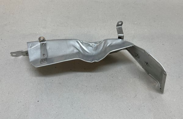 RH Rear Head Heat Shield / Hitzeschild rechts hinten