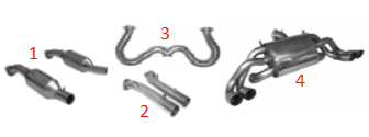 Centre Pipe (Inox) / Mittelrohr (Edelstahl)