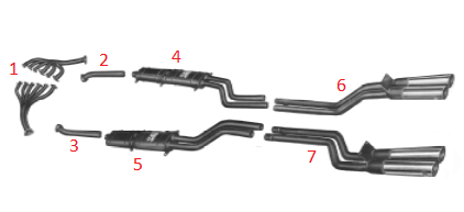 Inter Pipe - left / Zwischenrohr - links