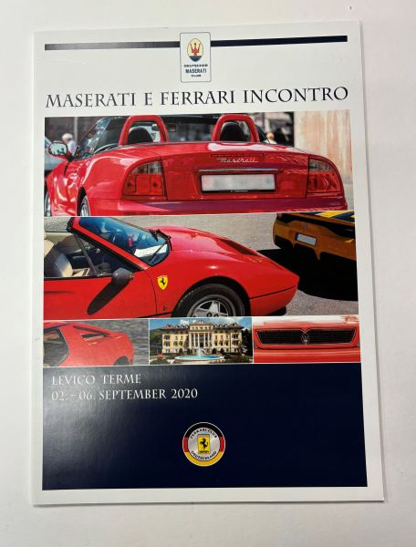 Ferrari Maserati Club Deutschland Ausfahrt 2020 Levico Terme