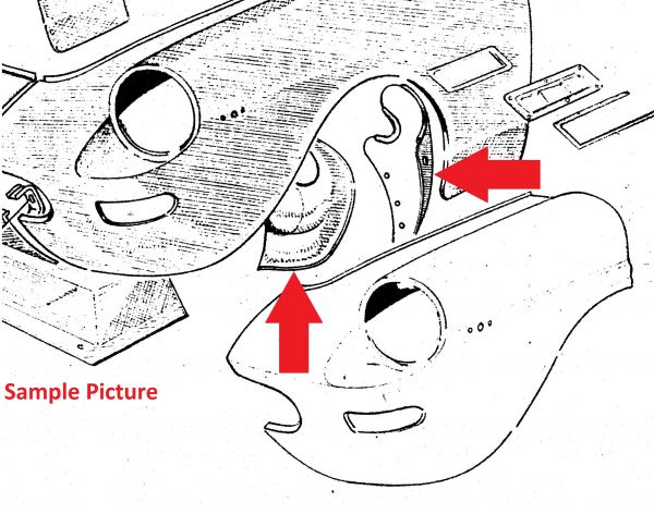 Rubber under Mudguard / Dichtung für Innenkotflügel