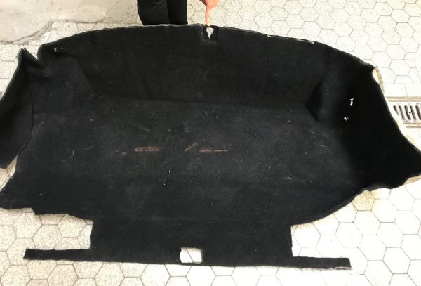 Trunk Carpet - black / Kofferraum Teppich - schwarz