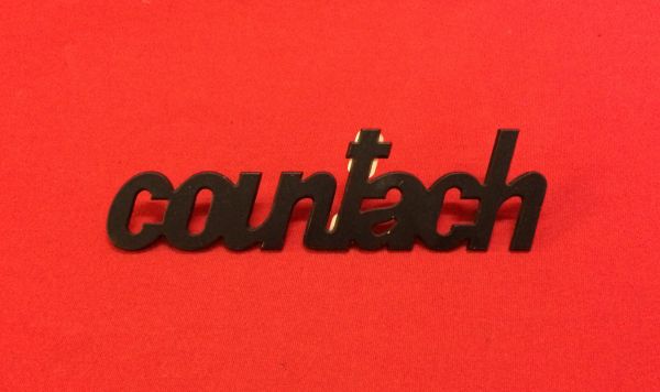 COUNTACH - Script black / Schriftzug schwarz