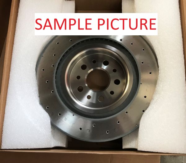 Pair of rear brake discs / Paar hintere Bremssscheiben