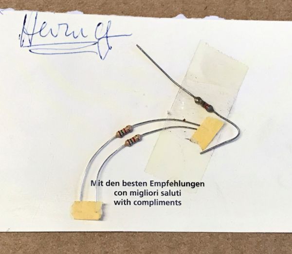 Resistor for Heating / Widerstand für Heizung