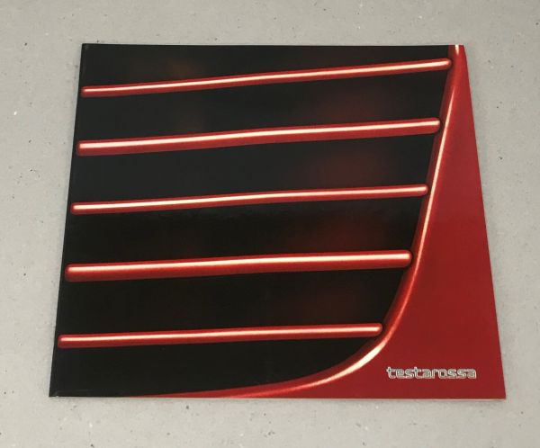 Ferrari Testarossa - Brochure / Prospekt