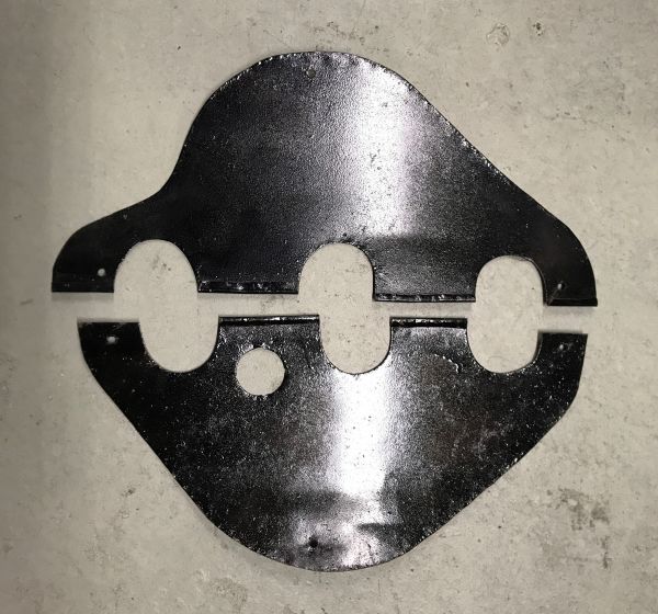 Pair of Exhaust Heatshields / Paar Auspuff-Hitzebleche