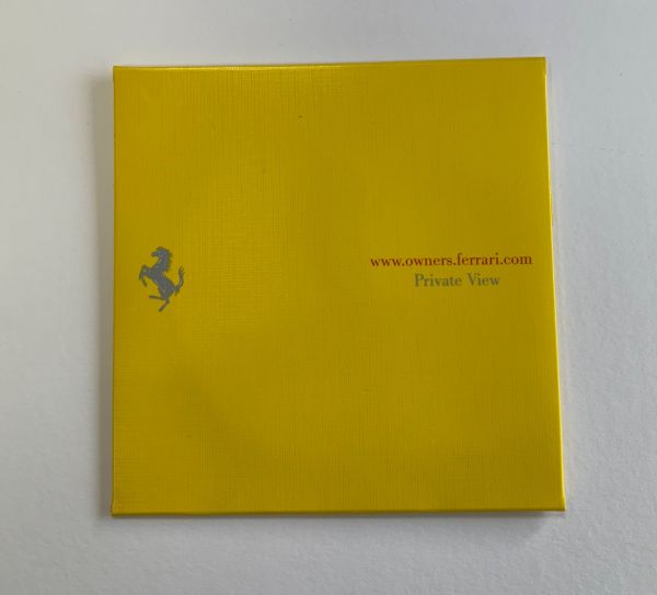 Original Sealed CD www.owners.ferrari.com Private View