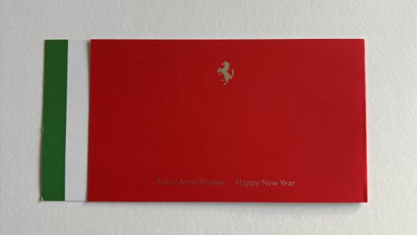 Neujahrkarte www.ferrari.com
