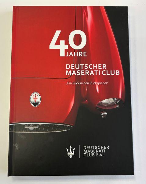 Maserati Club Deutschland 40 Jahre - Brochure / Prospekt
